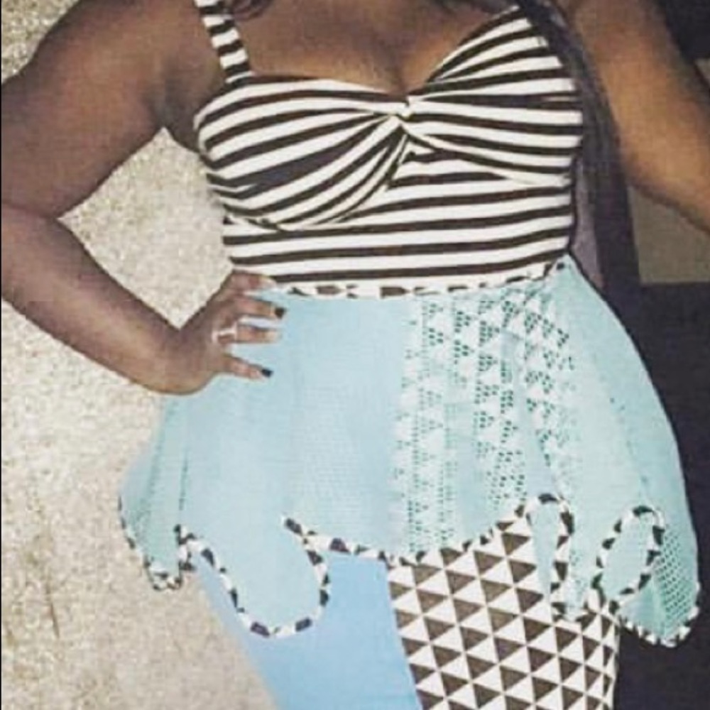 Custom skirt + top size XL